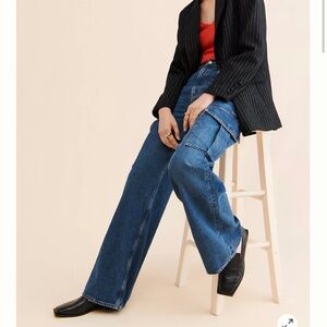 Anthropologie AGOLDE Minka Cargo Jeans in Path Size 30